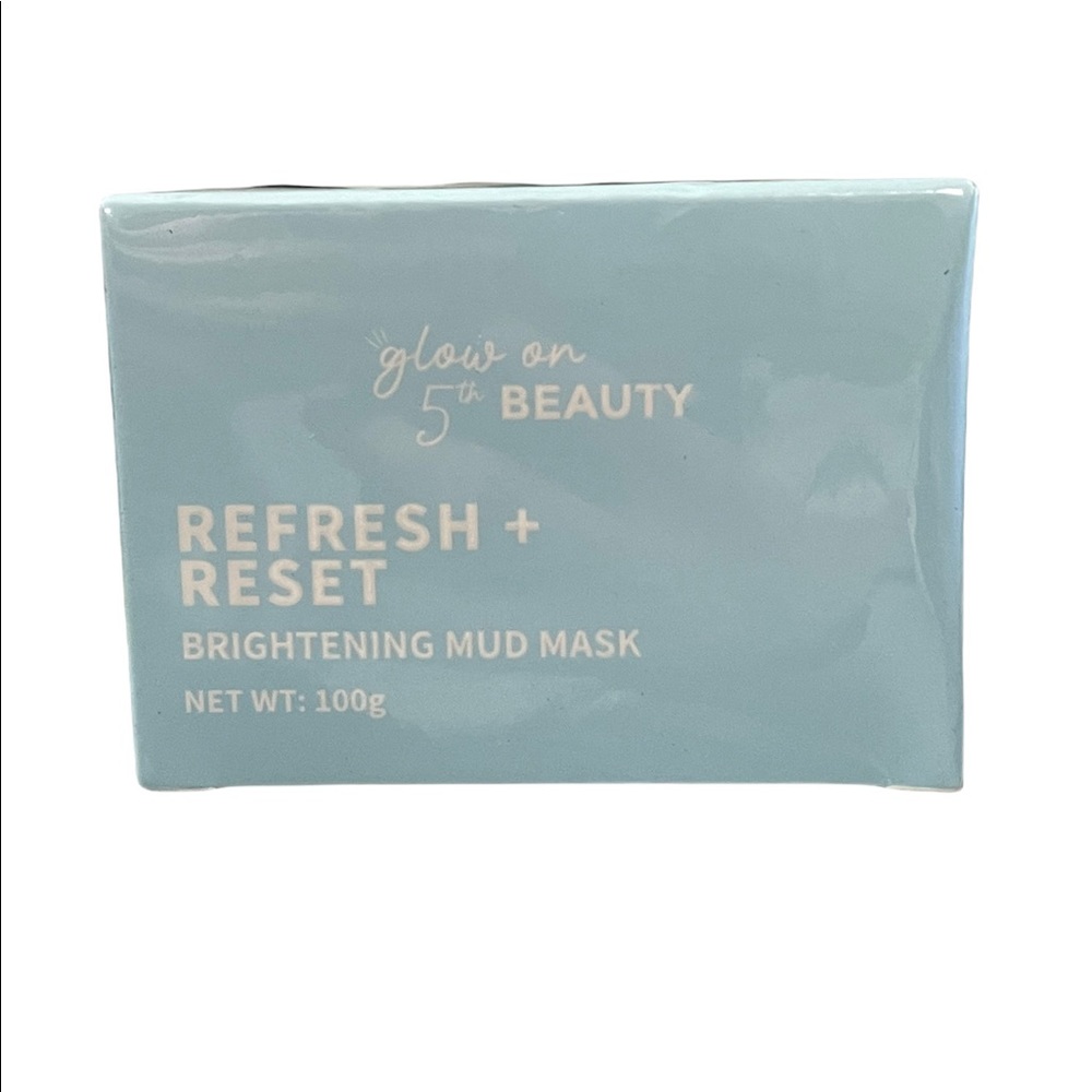 glow on 5th beauty refresh + reset brightening mud mask